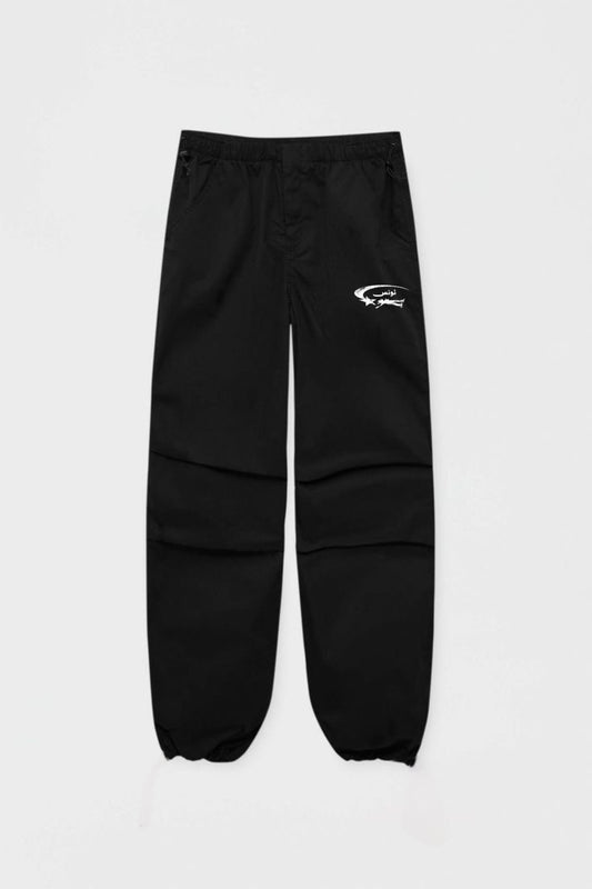 Black Parachute Pants.